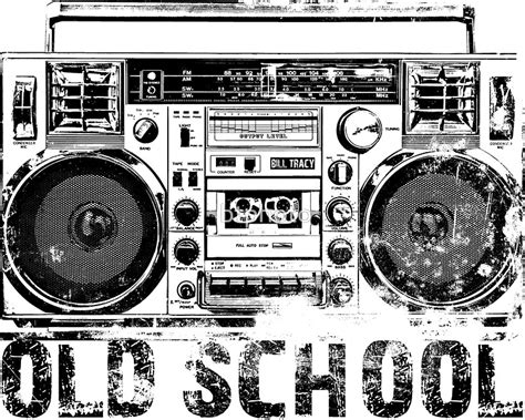 "Old School Boombox Art" Stickers by btphoto | Redbubble