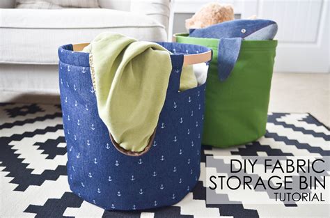 DIY Fabric Storage Bins - Project Nursery