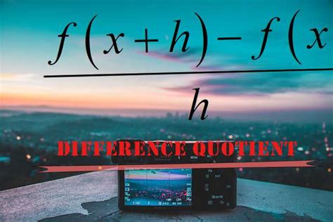 Difference Quotient Calculator - MathCracker.com