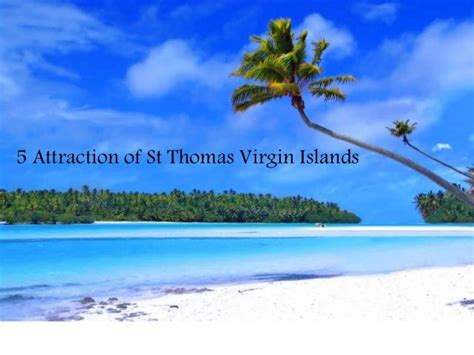 5 Attractions of St Thomas Virgin Islands