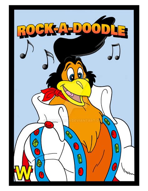 CHANTICLEER FROM ROCK-A-DOODLE by donandron on DeviantArt