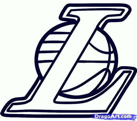 La Lakers Coloring Pages - Coloring Home