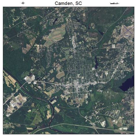 Aerial Photography Map of Camden, SC South Carolina