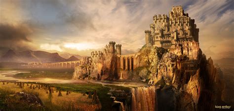 King Arthur - Camelot by Kieran Belshaw : r/ImaginaryCastles