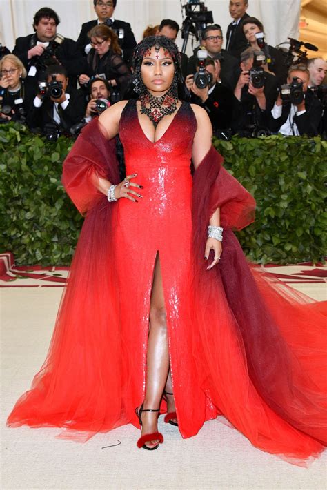 Nicki Minaj in Met Gala 2018 | Met gala dresses, Gala dresses, Met gala 2018