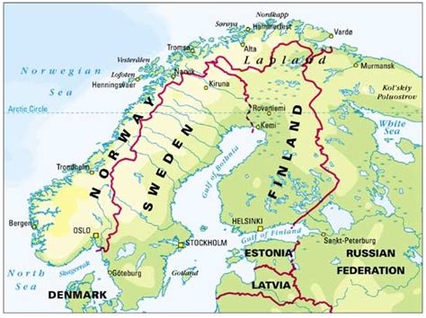 Map of Lapland | Maps! Maps!! Maps!!! | Pinterest