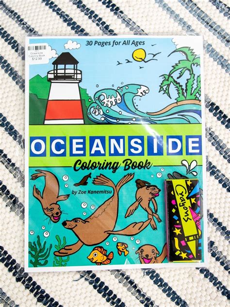 Oceanside Coloring Book by Zoe Kanemitsu - Store - Visit Oceanside