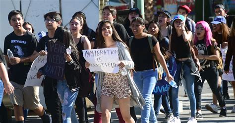 Los Angeles High Schoolers Stage Walkout to Protest Donald Trump | Teen ...