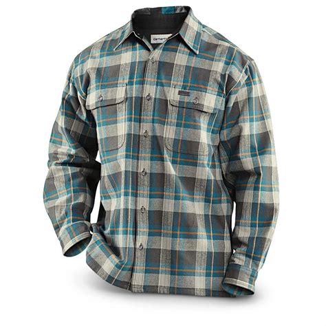 Carhartt® Cold Weather Flannel Shirt - 303712, Shirts at Sportsman's Guide