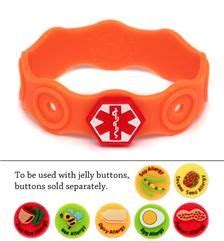 Allergy / Medical Alert Bands for Kids - Gluten Free, Dairy, Pleanut ...