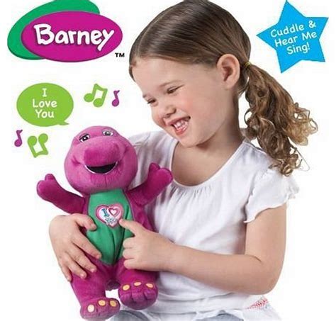 Character Options Barney I Love You Singing Soft Plush Barney - review ...