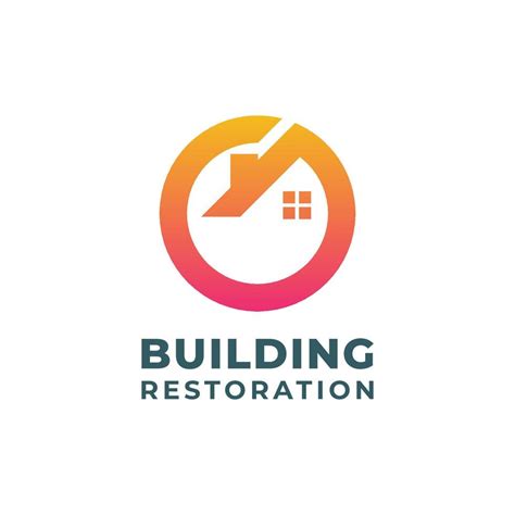 Building Restoration Logo 21663843 Vector Art at Vecteezy