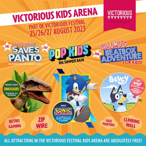 Victorious Festival Announces Kids Arena Line-Up - Isle of Wight