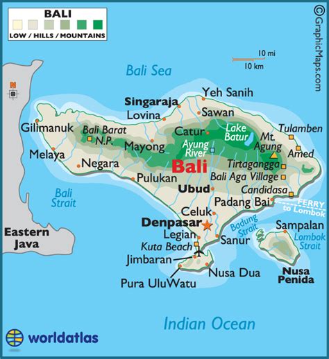 Bali Map and Travel Map | Bali Weather Forecast and Bali Map Info