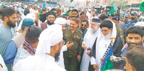 Police ensured foolproof security for Eid Milad-un-Nabi (PBUH) processions