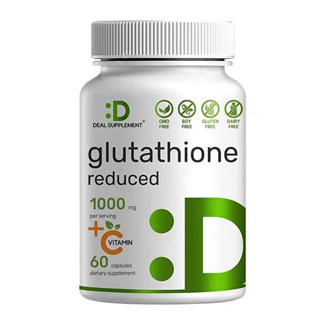 Glutathione 1000 MG + Vitamin C For Skin Lightening