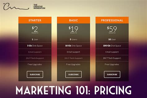 Website Design Best Practices: The Pricing Page