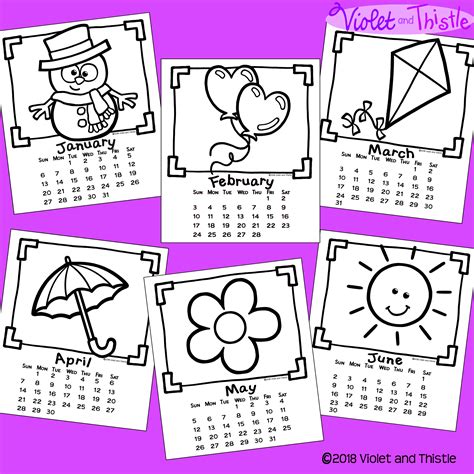 2024 and 2023 Coloring Calendar Printable to Color Parent Christmas Gift for Parent Kids | Made ...