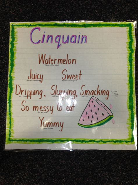 Pin by Lori Sylvester on Anchor Charts | Cinquain poems, Poetry ideas, Cinquain