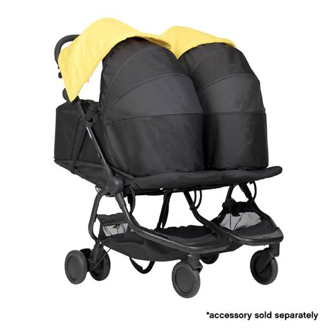 Mountain Buggy Nano Duo Compact Double Stroller | Mega Babies