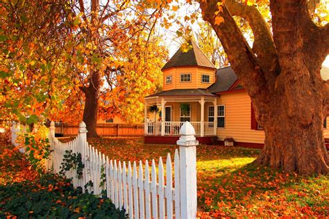 Autumn Houses Wallpapers - Wallpaper Cave