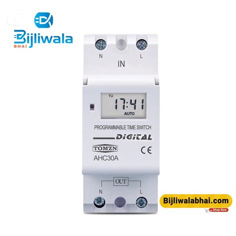 TOMZN 30A Weekly 7 Days Programmable Digital TIME SWITCH - Bijli Wala Bhai