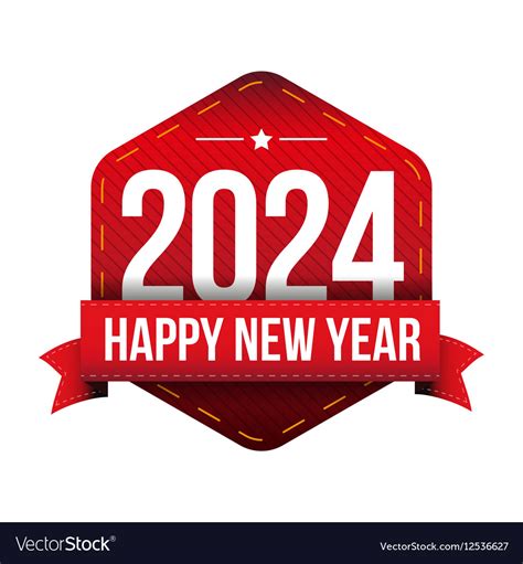 Happy new year 2024 Royalty Free Vector Image - VectorStock