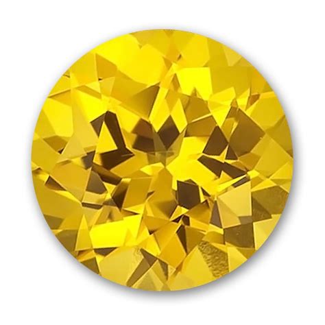 3.0mm Chatham Lab-Grown Round Yellow Sapphire, Weighs .12-.14 Ct ...