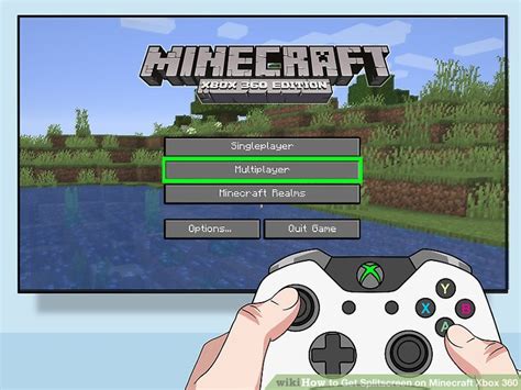 How to Get Splitscreen on Minecraft Xbox 360 (with Pictures)