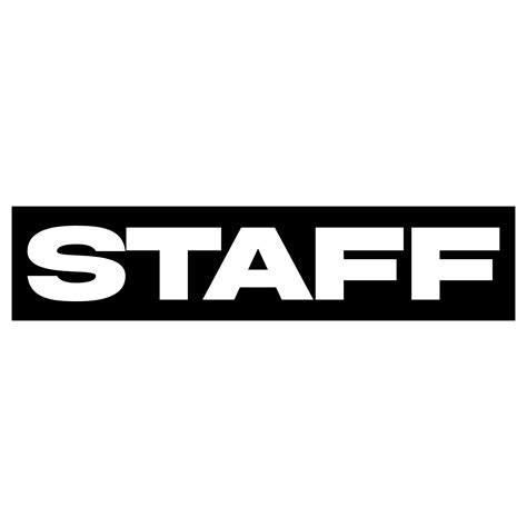 Staff text label on Transparent Background 18723260 PNG