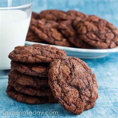 Ghirardelli Brownie Cookies Made From Brownie Mix