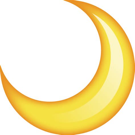 Transparent Half Moon Clipart Yellow Crescent Moon Png Png Download ...