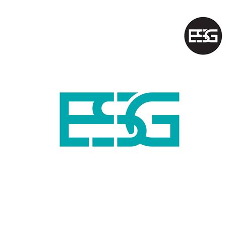 Letter ESG Monogram Logo Design 32047612 Vector Art at Vecteezy