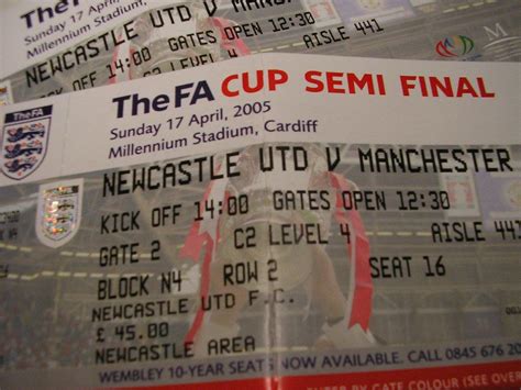 FA Cup - Semi Final 1 Tickets, Wembley Stadium, London, 20 April 2024