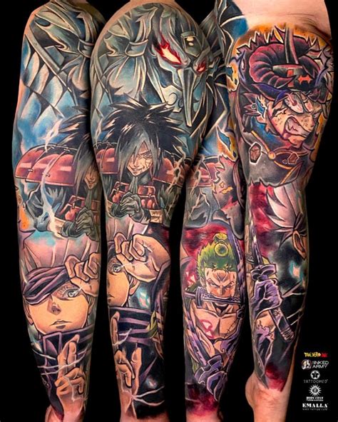 Anime sleeve tattoo by dave.vero.ink em 2022 | Tatuagem do naruto, Tatuagens de anime, Tatuagem