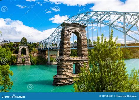 Historical Bridge, Alexandra, New Zealand Stock Photo - Image of piers, city: 157414034