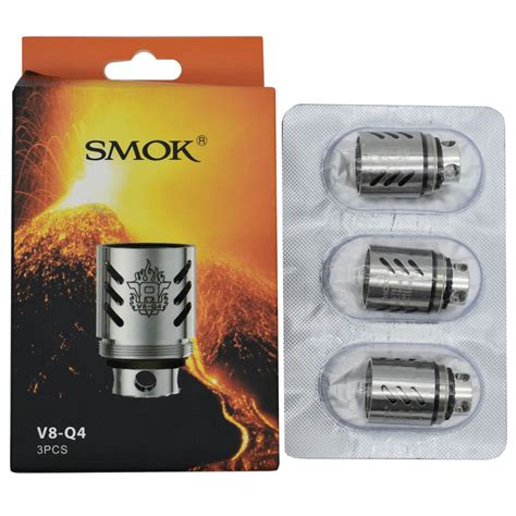 Smok V8-Q4 Vape Coils .15 ohms (50-180W) / 3-Pack | Cheap Vape Coils