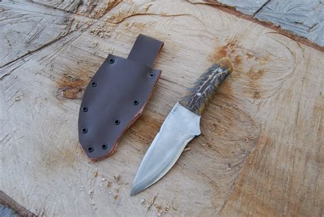 Hand forged knife, Hand made hunting knife, Camping knife, Hunting Knife, Hiking knife, Survival ...