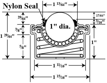 Spring Loaded Ball Transfer Units - Ball Transfer Systems, LLC