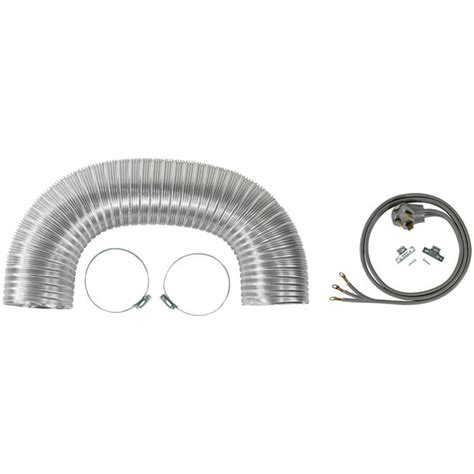 Certified Appliance Accessories 77004 Dryer Duct Kit with 3-Wire 30-Amp ...