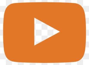 Orange And White Logo Of Youtube - White Youtube Logo Transparent - Free Transparent PNG Clipart ...