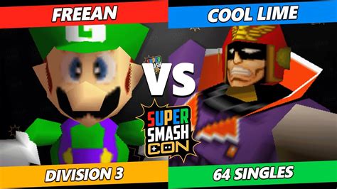 SSC 2023 - Freean (Luigi) Vs. Cool Lime (Captain Falcon) Smash 64 ...