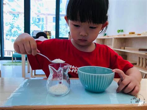 Spooning and Pouring — The Wonderful World of Montessori