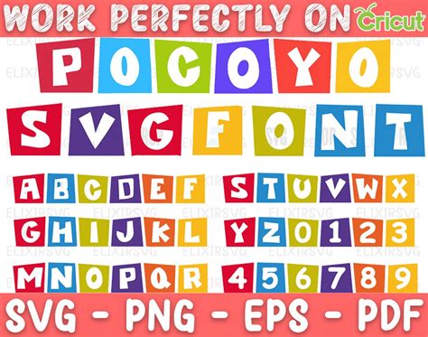 Pocoyo Font SVG Pocoyo Alphabet Pocoyo Letters Pocoyo Text - Etsy Hong Kong