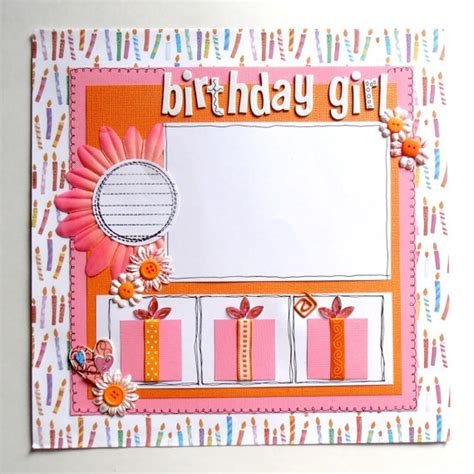 263 best Scrapbook - Birthday Layouts images on Pinterest ...