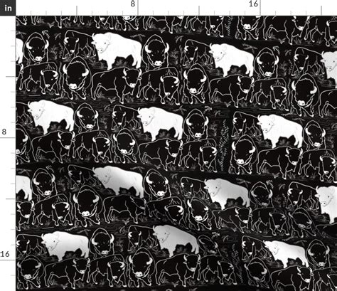 Spirit of the White Buffalo Fabric | Spoonflower