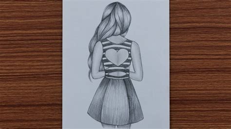 [Get 32+] Pencil Sketch Drawing For Girls Dress