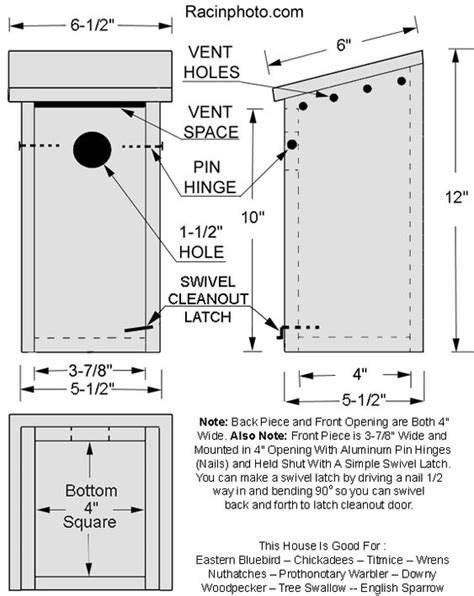 bluebird houses | ... someone help me on the right dimensions for an Eastern Bluebird house ...
