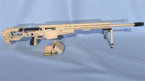 3D model RIfle AXMC International VR / AR / low-poly | CGTrader