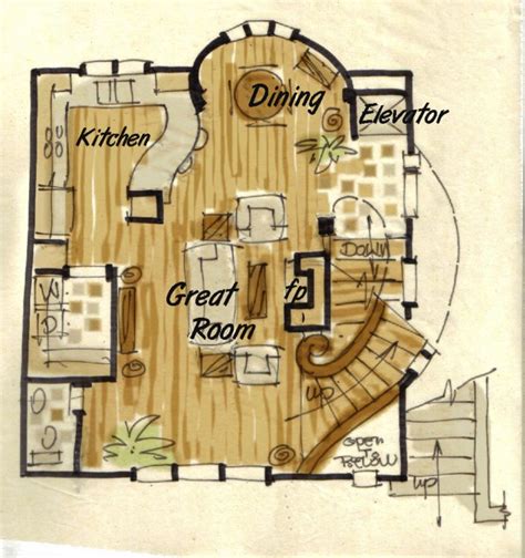 Hobbit House Plan - aboveallhouseplans.com | Unique house plans, Hobbit house plans, Hobbit ...